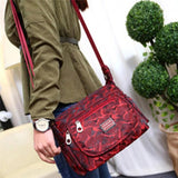 Waterproof Nylon Messenger Bag High Capacity Shoulder Bag