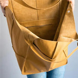 Casual Soft Tote Women Handbags Pu Leather Shoulder Bag Big Shopper Purses