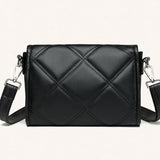 Vintage Flap Messenger Clutch Purses Handbags Lattice Thread Envelope Bag