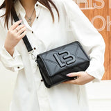 Vintage Flap Messenger Clutch Purses Handbags Lattice Thread Envelope Bag