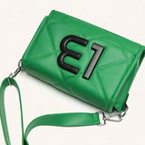 Vintage Flap Messenger Clutch Purses Handbags Lattice Thread Envelope Bag