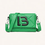 Vintage Flap Messenger Clutch Purses Handbags Lattice Thread Envelope Bag