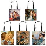 Vintage Famous Painting Angell Print Shoulder Bag for Women