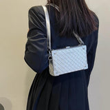 Small Crossbody Bag for Women Woven Box Shoulder Bag