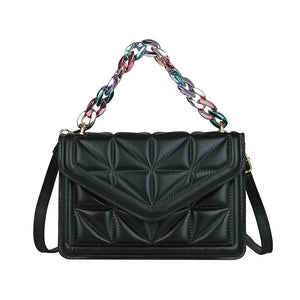 Textured Women Handbags Messenger Bags Square Casual Crossbody Bags