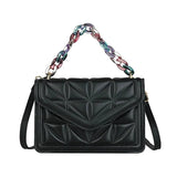 Textured Women Handbags Messenger Bags Square Casual Crossbody Bags