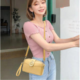 Women Armpit Shoulder Bags Solid Crossbody Bags Pu Leather