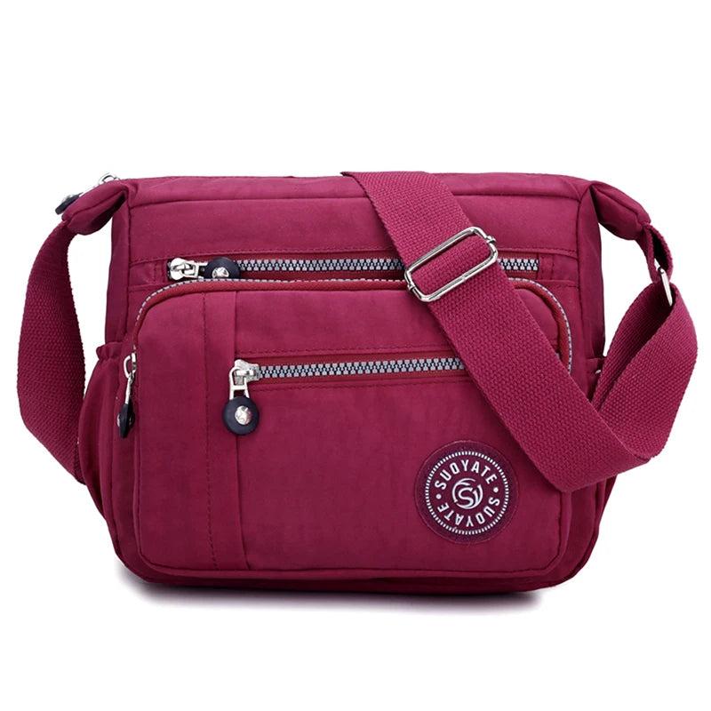 Nylon Handbags Messenger Bag Waterproof Oxford Cloth Bag Canvas Shoulder Bag