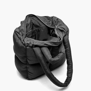 Puffer Shoulder Bag Waterproof Handbag for Women