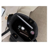 Vintage Crocodile Bucket Bag Crossbody Composite Solid Shoulder Bags