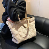 Casual Tote PU Women Shoulder Bags Large Capacity
