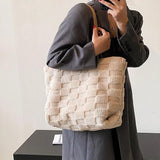 Casual Tote PU Women Shoulder Bags Large Capacity