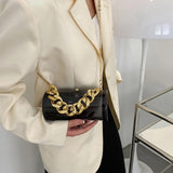 Yellow PVC Box Bag Chain Shoulder Small Totes Dinner Makeup Clutch