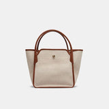 Canvas Trapeze Women Handbags Shoulder Crossbody Small Tote