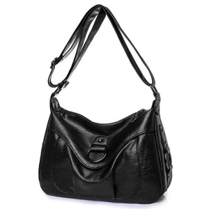 Women's Crossbody Bag Pu Leather Brown Shoulder Bag