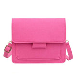 Felt Crossbody Bag Retro Solid Famous Bag
