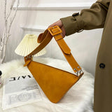 Vintage Women Shoulder Bags Casual PU Leather Brown Crossbody Bags