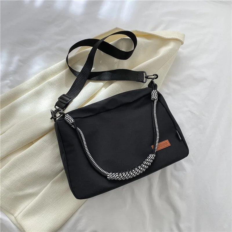 Nylon Shoulder Bags Solid Handbags Casual Crossbody