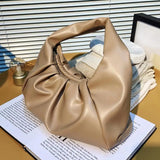 Vintage Fluffy Leather Shoulder Bag for Women