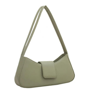 Solid Shoulder Bag for Women, Fresh Underarm Handbag, Purse and Bags