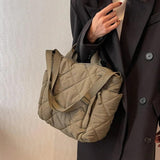 Large Capacity Tote Bags for Women Shoulder Side Bag Space Cotton