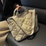 Large Capacity Tote Bags for Women Shoulder Side Bag Space Cotton
