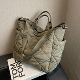 Large Capacity Tote Bags for Women Shoulder Side Bag Space Cotton