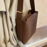 Women's Large Capacity Bucket Bag Shoulder Handbag