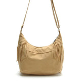 Vintage Bohemian Fringe Messenger Crossbody Bag Purse Women Tassel Handbag