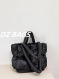 Women's Winter Puffer Bag Cotton Down Padded Lightweight Shoulder Purse