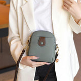 Vintage Crossbody Cowhide Cell Phone Shoulder Bag Leather Messenger Bags