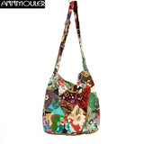 Bohemian Style Crossbody Bag Patchwork Adjustable Female Bags