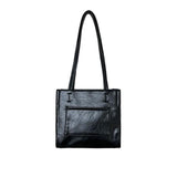 Vintage Zipper Women's Bag PU Leather Ladies Shoulder Bag Small Female Handbags