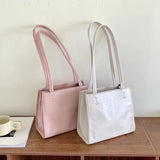 Vintage Zipper Women's Bag PU Leather Ladies Shoulder Bag Small Female Handbags