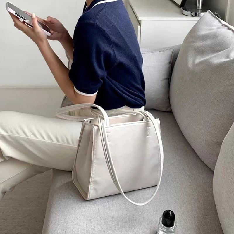 Vintage Zipper Women's Bag PU Leather Ladies Shoulder Bag Small Female Handbags