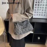 Vintage Canvas Shoulder Crossbody Bags Women Handbag Purses Ladies Messenger Bag