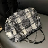 Vintage Canvas Shoulder Crossbody Bags Women Handbag Purses Ladies Messenger Bag