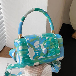 Women Mini PU Leather Saddle Bag Shoulder Pouch Handbag Party Tote