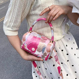 Women Mini PU Leather Saddle Bag Shoulder Pouch Handbag Party Tote