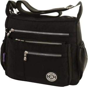 Waterproof Nylon Shoulder Bags Canvas Messenger Bag For Women Female Crossbody B