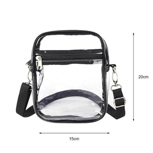 Transparent Small Crossbody Bag Jelly Messenger Bag