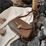 Vintage Flap Crossbody Purse Small Ladies Handbag