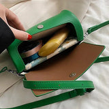 Women Green Pink Shoulder Bag Small Handbag Sling Messenger Bags
