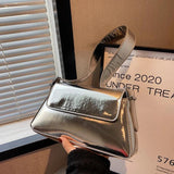 Vintage Women Silver Axillary Bags Evening Clutch Shoulder Bags