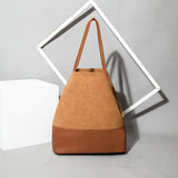 Large Tote Bag Leather Women Handbag Shoulder Bags Patchwork Ladies Hand Bags