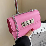 Women Mini Handbag Flap Crossbody Chain Shoulder Phone Wallet Pink Green Bags