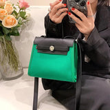 Casual Women Large Capacity Handbags Lady Green Shoulder Bags