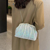 Sequins Crossbody Bags Wedding Evening Clutch Lady Chain Shoulder Bags