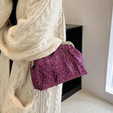 Sequins Crossbody Bags Wedding Evening Clutch Lady Chain Shoulder Bags
