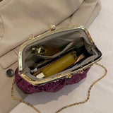 Sequins Crossbody Bags Wedding Evening Clutch Lady Chain Shoulder Bags